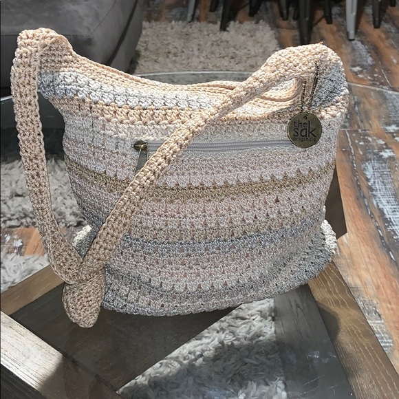 The Sak Handbags - The Saks Original crocheted shoulder purse